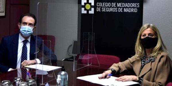 Caser renueva para 2021 su acuerdo de colaboración con el Colegio de Mediadores de Seguros de Madrid